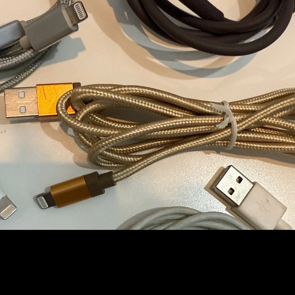 Gold Braided Charging Cable